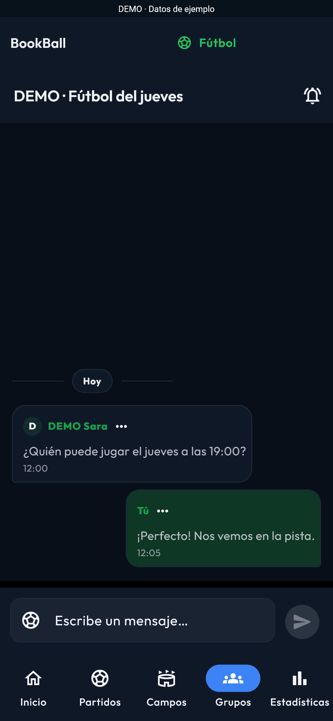 Mensajes y avisos